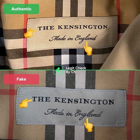 real vs fake burberry coat label|Burberry coat scam.